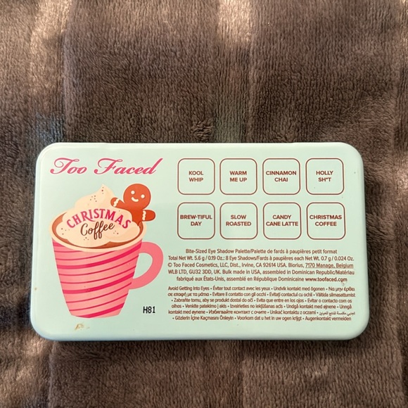 Too Faced Christmas Coffee Eyeshadow Makeup Palette - Picture 3 of 5